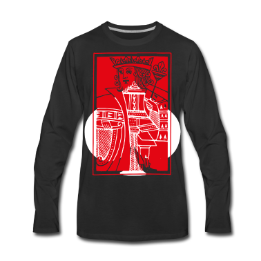 Partnerlook Langarmshirt - King - Queen Partnerlook