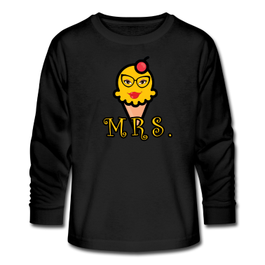 Partnerlook Langarmshirt - Mrs Eis Partnerlook Geschenkidee
