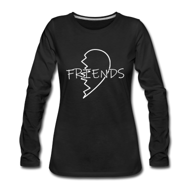 Partnerlook Langarmshirt - Best Friends Partnerlook Herz