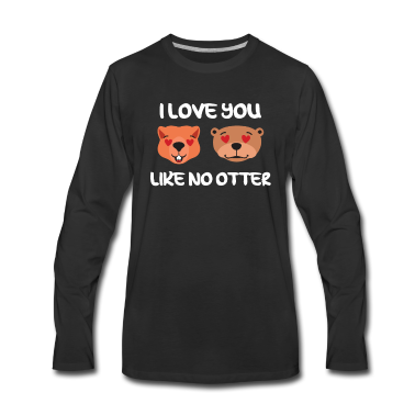 Partnerlook Langarmshirt - Otter Partnerlook Paar