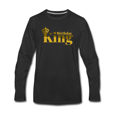 Partnerlook Langarmshirt - Geburtstagskind Geburtstag König Partnerlook