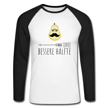 Partnerlook Langarmshirt - Bessere Hälfte | Birne | Partnerlook