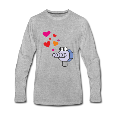 Partnerlook Langarmshirt - Partnerlook zum Valentinstag für Ihn.