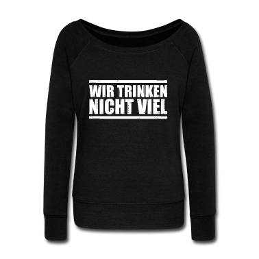 Partnerlook Langarmshirt - Partnerlook - wir trinken nicht viel