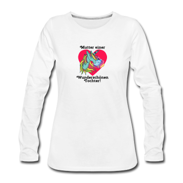 Partnerlook Langarmshirt - Mutter einer Wunderschönen Tochter! Partnerlook