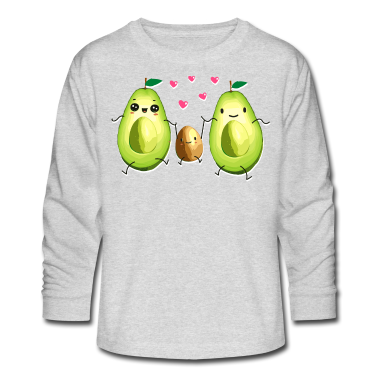 Partnerlook Langarmshirt - Avocado - Familie - Partnerlook - Schwangerschaft
