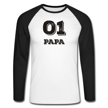 Partnerlook Langarmshirt - 01 Papa Partnerlook Partnershirt