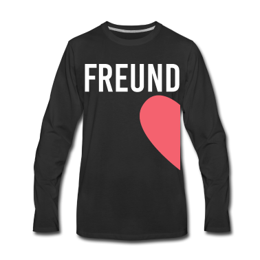 Partnerlook Langarmshirt - Freundschaft Partnerlook