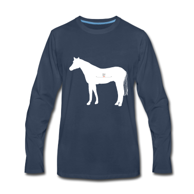 Partnerlook Langarmshirt - Partnerlook Pferd