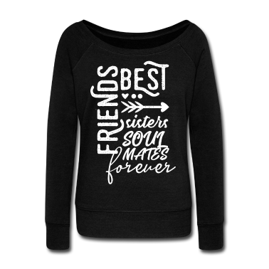 Partnerlook Pullover - best friends sisters soulmates forever Freundinnen