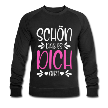Partnerlook Pullover - Schön daß es dich gibt Lustiger Spruch Geschenk