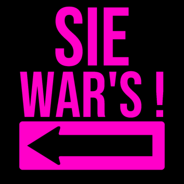 Motiv Sie War's Partnerlook