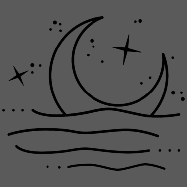 Motiv Mond Paarschirt Partnerlook