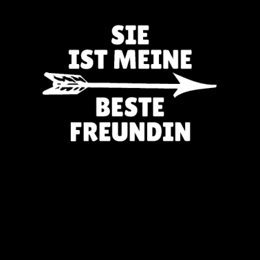 Motiv sie ist meine beste Freundin. Partnerlook rechts