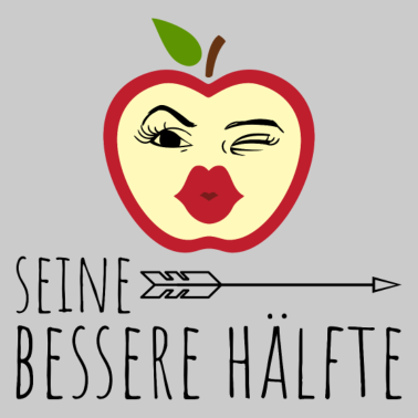 Motiv Bessere Hälfte | Apfel | Partnerlook
