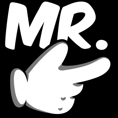 Motiv Mr. & Mrs. Comic-Hand Partnerlook