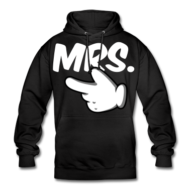 Partnerlook Hoodie - Mr. & Mrs. Comic-Hand Partnerlook