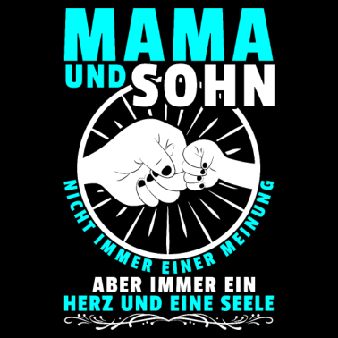 Motiv Mama und Sohn Shirt Geschenk Partnerlook