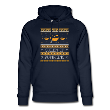 Partnerlook Hoodie - Queen Of The Pumpkins Ugly Halloween Partnerlook