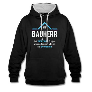 Partnerlook Hoodie - Bauherr Hausbau Partnerlook Richtfest Geschenk