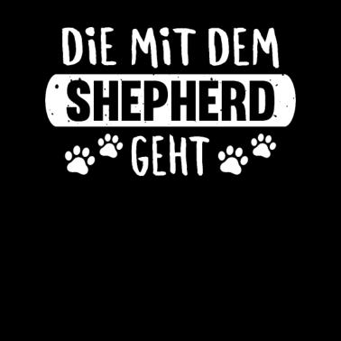 Motiv Australian Shepherd Gassi Hund Hundebesitzer Hunde