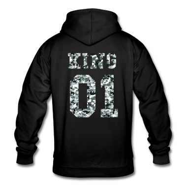 Partnerlook Hoodie - KING QUEEN Partnerlook
