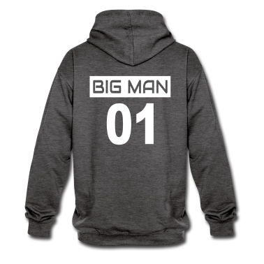Partnerlook Hoodie - Teil 1: Big Man 01 + Little Man 01 / Vater, Sohn