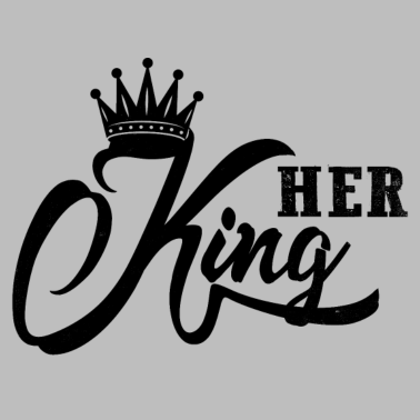 Motiv Her King Pärchen Paar Partnerlook