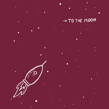 Motiv To The Moon And Back | Rakete | Partnerlook