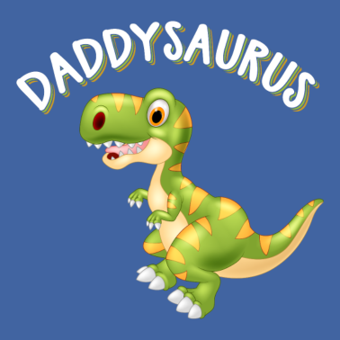 Motiv Daddysaurus Vater und Kind Dinosaurier Partnerlook