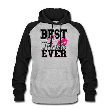 Partnerlook Hoodie - best girlfriends ever - beste Freundinnen ABF, BFF