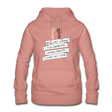 Partnerlook Hoodie - Girls just wanna have fun damental human rights