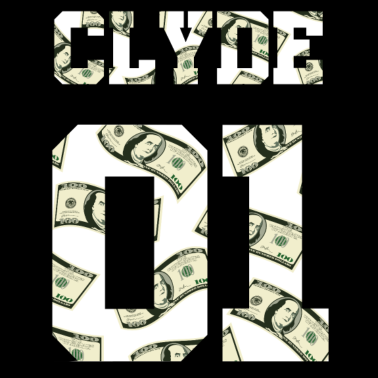 Motiv Clyde 01-Bonnie und Clyde (doller, weiß)