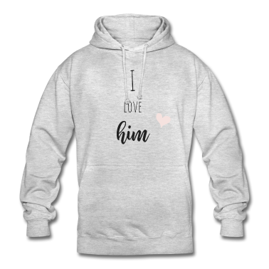 Partnerlook Hoodie - i love him Partnerlook