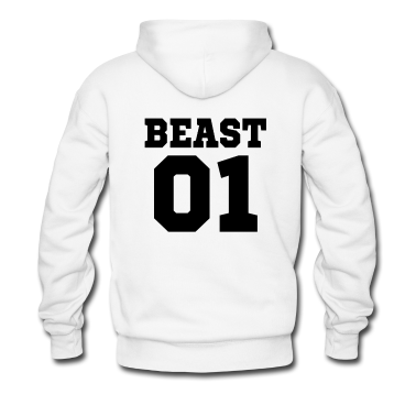 Partnerlook Hoodie - Beauty & Beast Freundin Freund Partnerlook