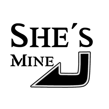 Motiv She´s mine black (part1) Geschenk love Partnerlook