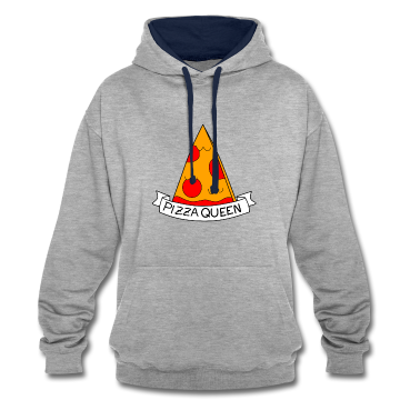 Partnerlook Hoodie - Pizza Queen