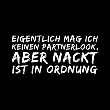 Motiv Partnerlook nur nackt