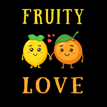 Motiv Pärchen Geschenk Zitrone Orange Liebe Süß Paare