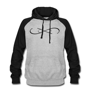 Partnerlook Hoodie - personalisierbar Doppel Infinity Symbol mit Namen