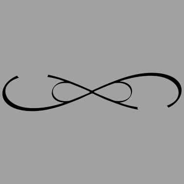 Motiv personalisierbar Doppel Infinity Symbol mit Namen