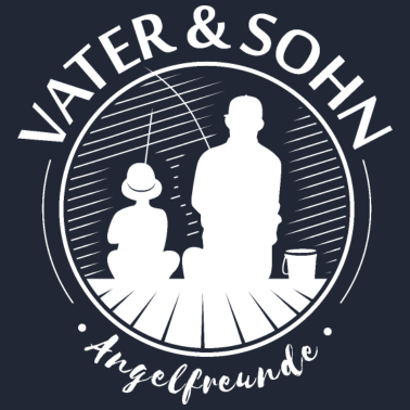 Motiv Vater Sohn Partnerlook Angler Geschenk