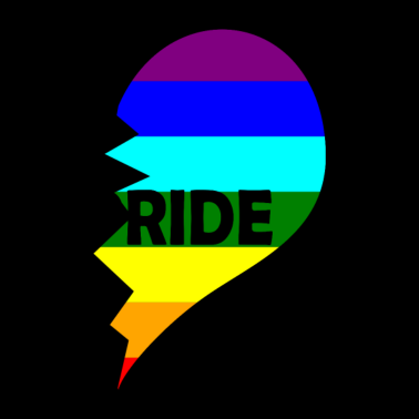 Motiv Partnerlook LGBT Herz rechte Seite