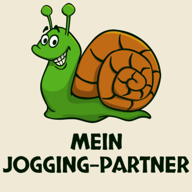 Motiv Partnerlook Schneckentempo Langsam Joggen Läufer