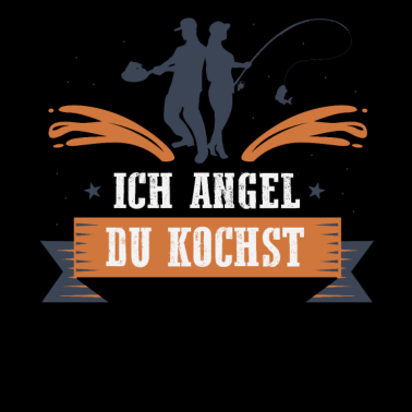 Motiv Anglerpaar Angler Angeln Fischer Liebe Geschenke