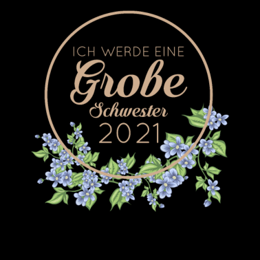 Motiv Ich Werde Eine Große Schwester 2021 T-Shirt