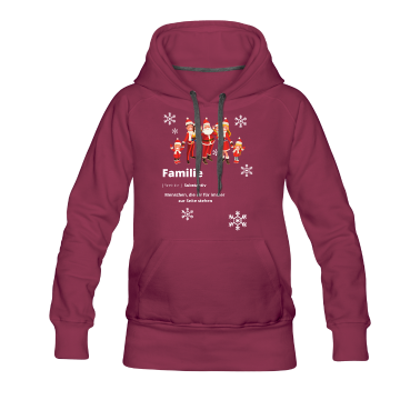 Partnerlook Hoodie - Weihnacht Familie Merry Christmas Geschenk