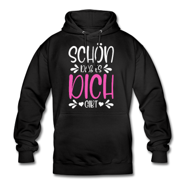 Partnerlook Hoodie - Schön daß es dich gibt Lustiger Spruch Geschenk