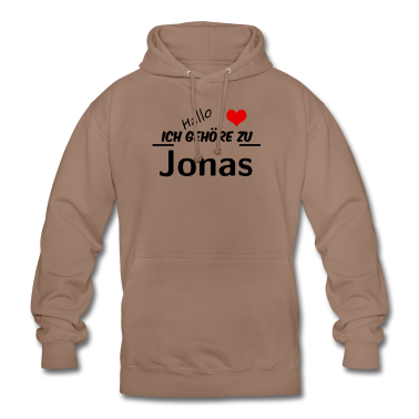 Partnerlook Hoodie - Partner Partnerlook Pärchen Motiv mit Namen Jonas