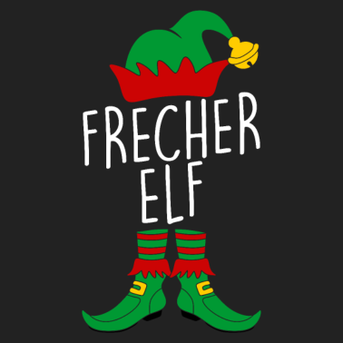 Motiv Frecher Elf Partnerlook Familien Weihnachten